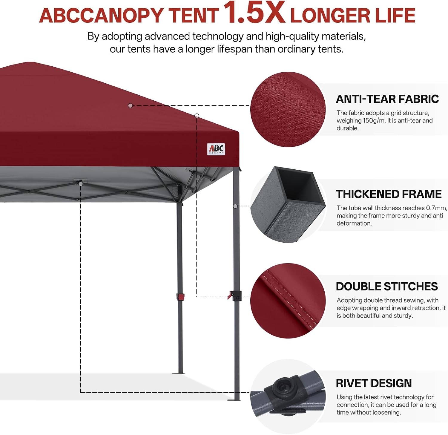 Low Crest™ Outdoor Pop Up Canopy Tent