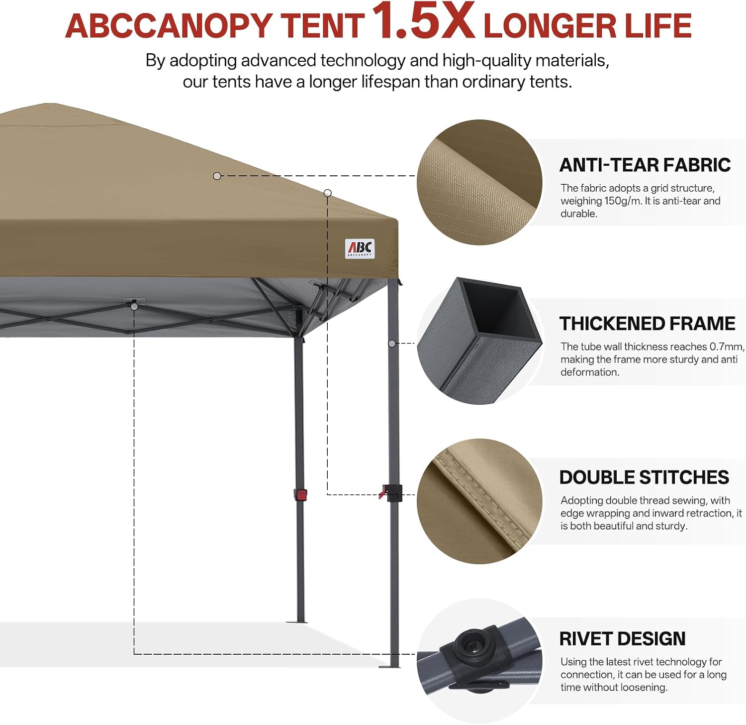 Low Crest™ Outdoor Pop Up Canopy Tent