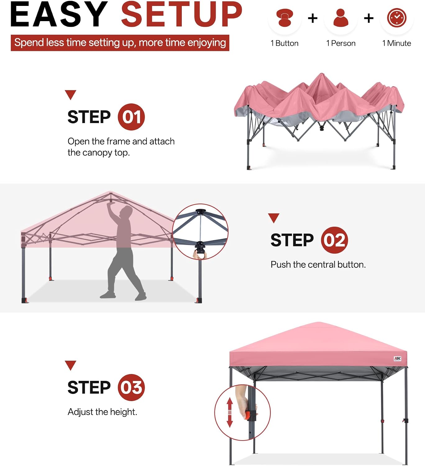 Low Crest™ Outdoor Pop Up Canopy Tent