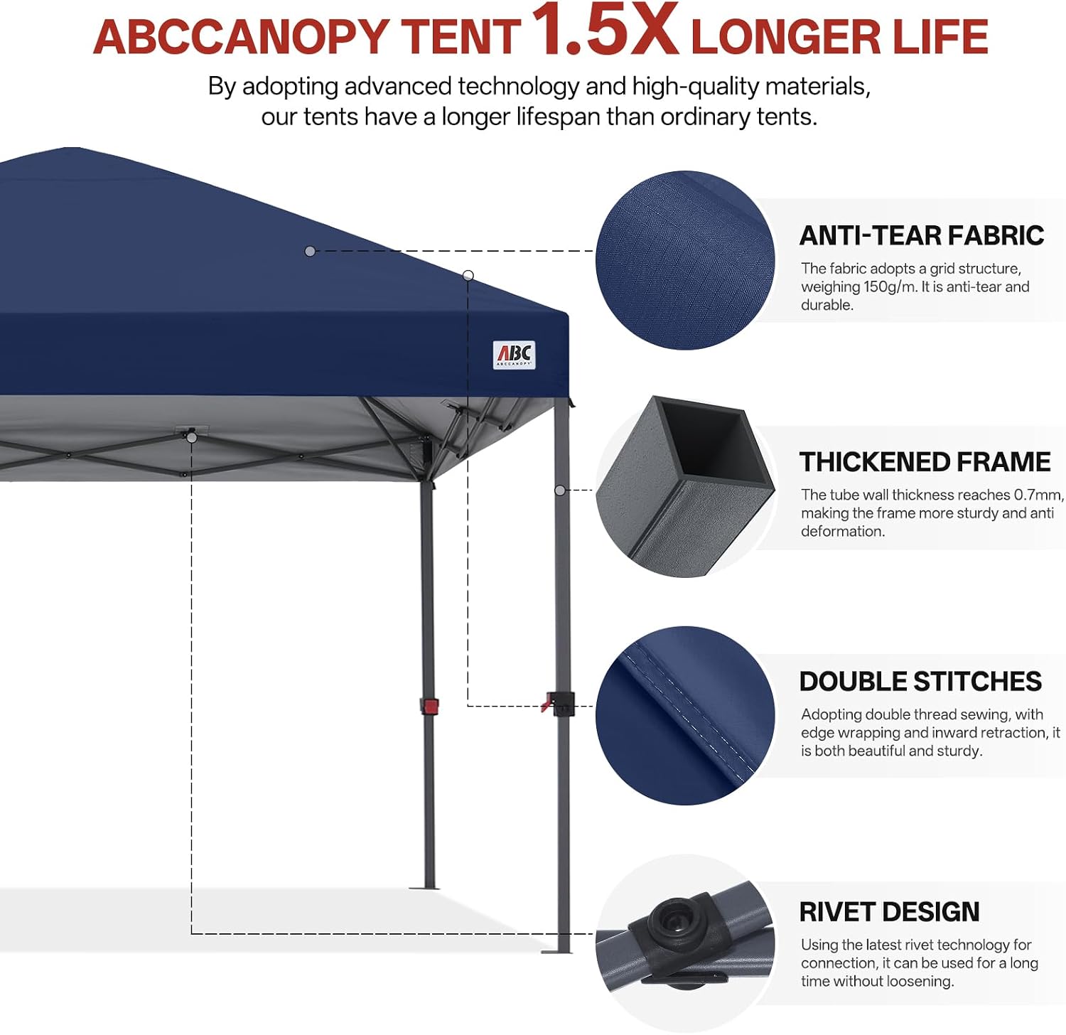 Low Crest™ Outdoor Pop Up Canopy Tent