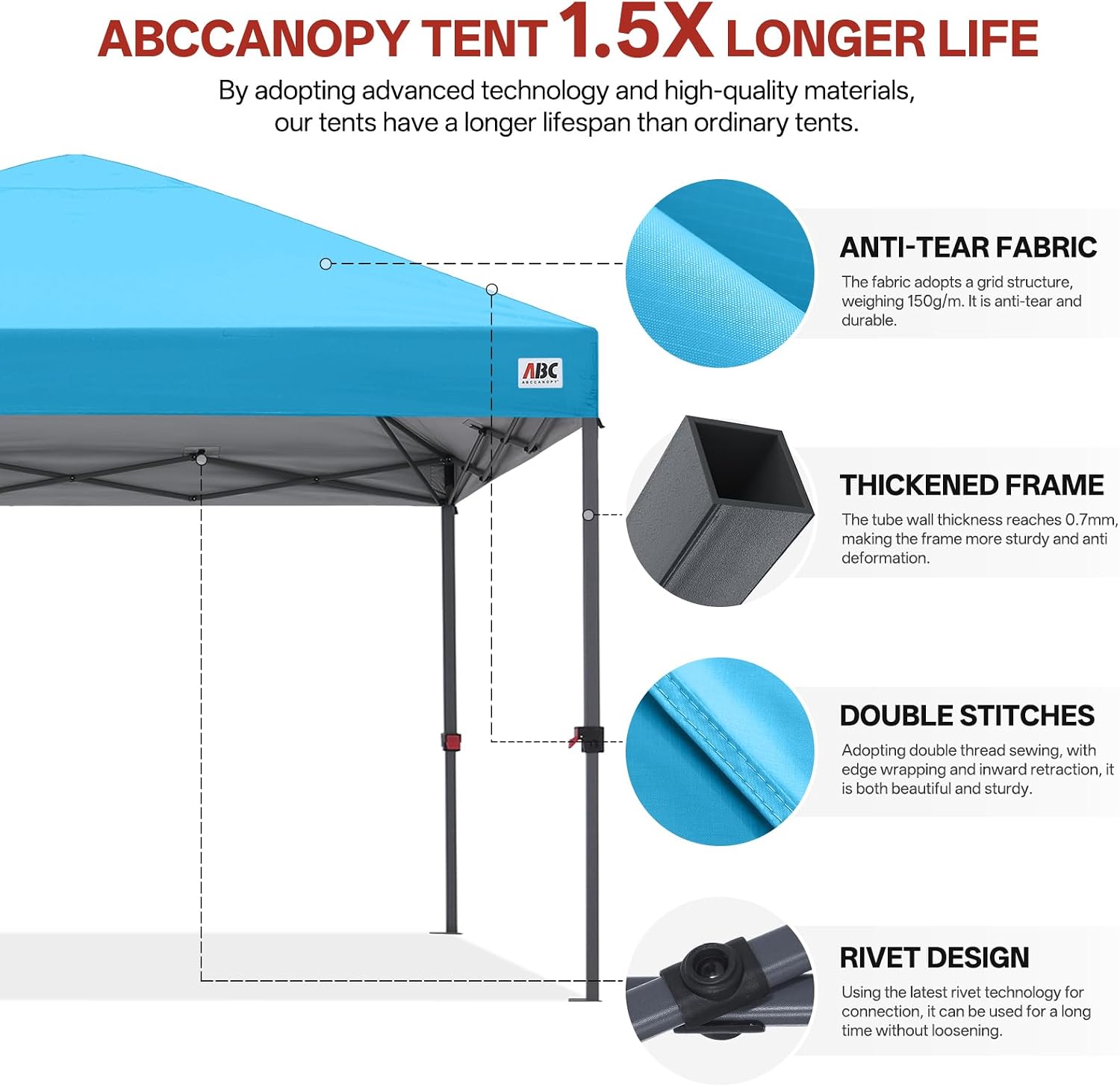 Low Crest™ Outdoor Pop Up Canopy Tent