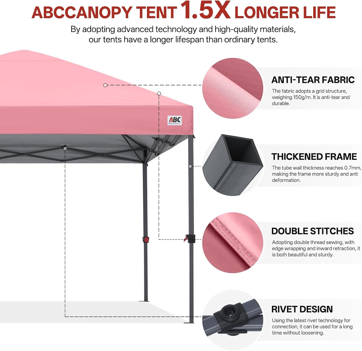 Low Crest™ Outdoor Pop Up Canopy Tent