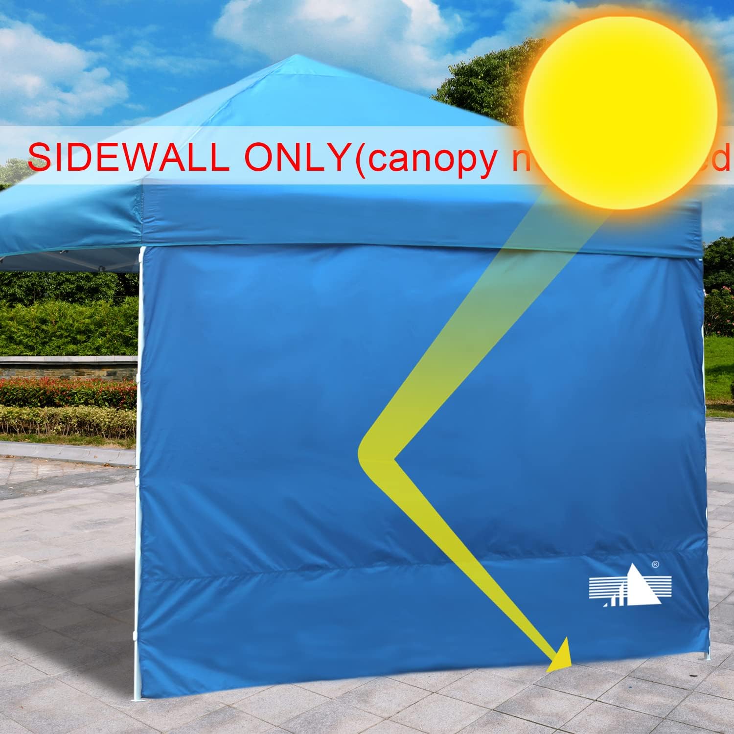 ABCCANOPY Canopy SunWall 10x10 1 Pack Sidewall Only