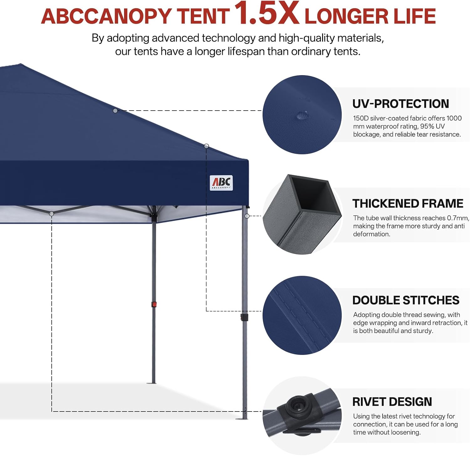 Low Crest® Outdoor Pop Up Canopy Tent