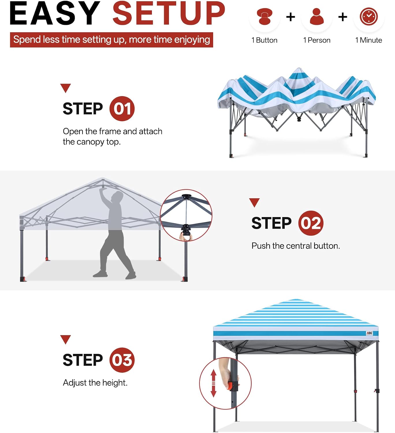 Low Crest™ Outdoor Pop Up Canopy Tent