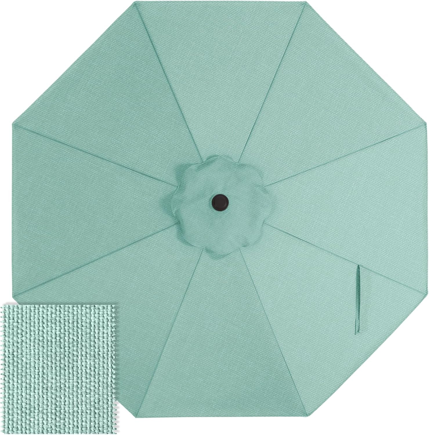 ABCCANOPY 9FT Patio Umbrella Replacement Canopy Only OLEFIN 5-Year Non Fading