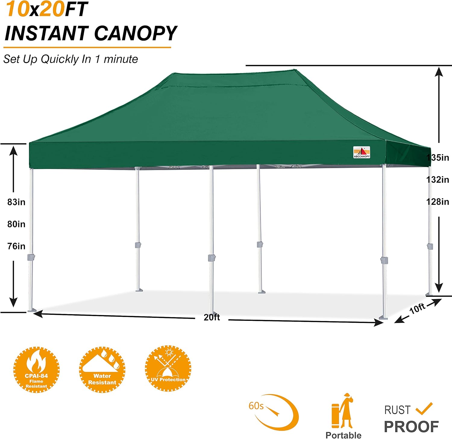 S1 Nova Base® - Frame Heavy Duty Pop Up Canopy Tent