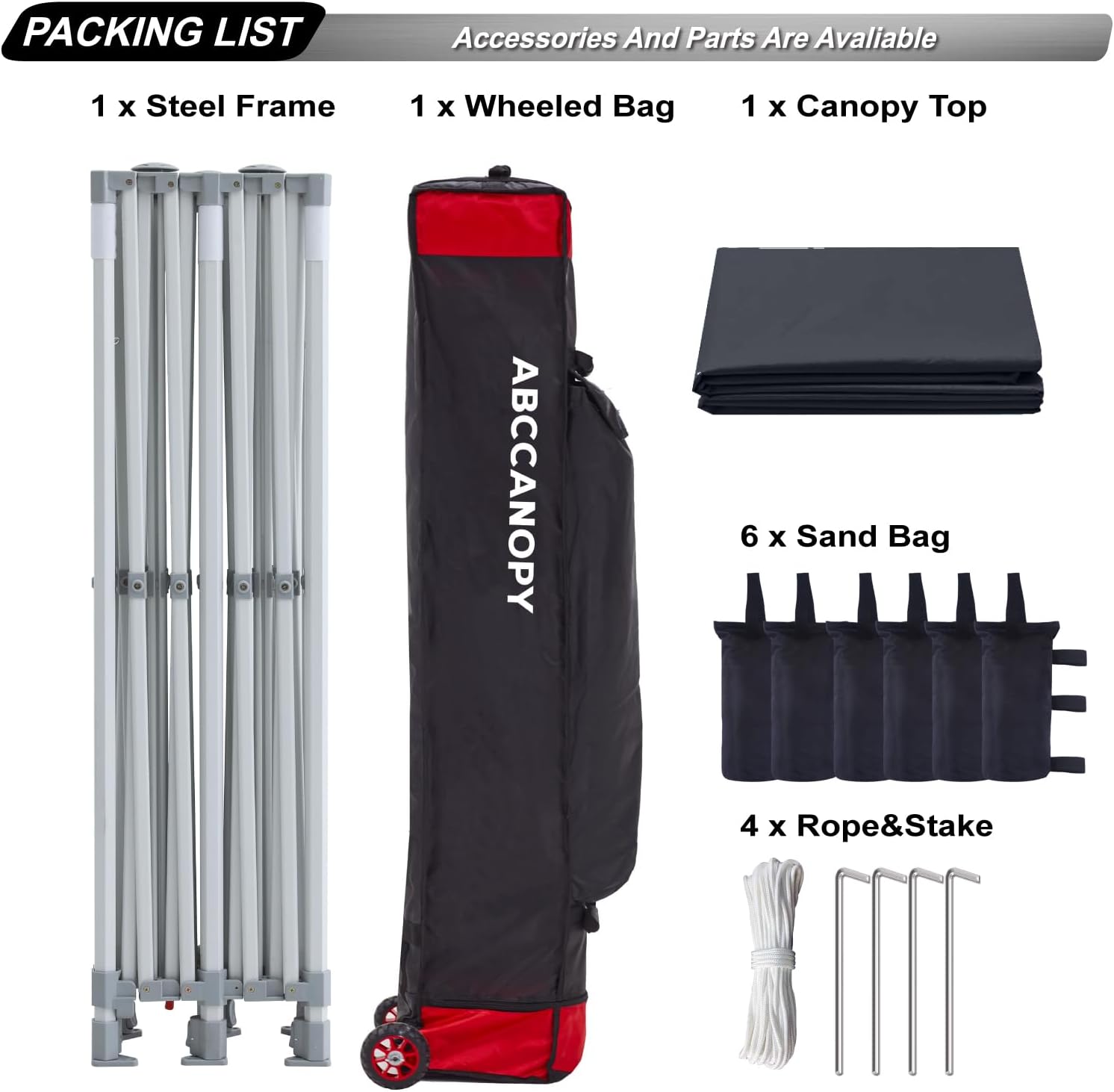 S1 Nova Base® - Frame Heavy Duty Pop Up Canopy Tent 8x8/10x10/10x15/10x20