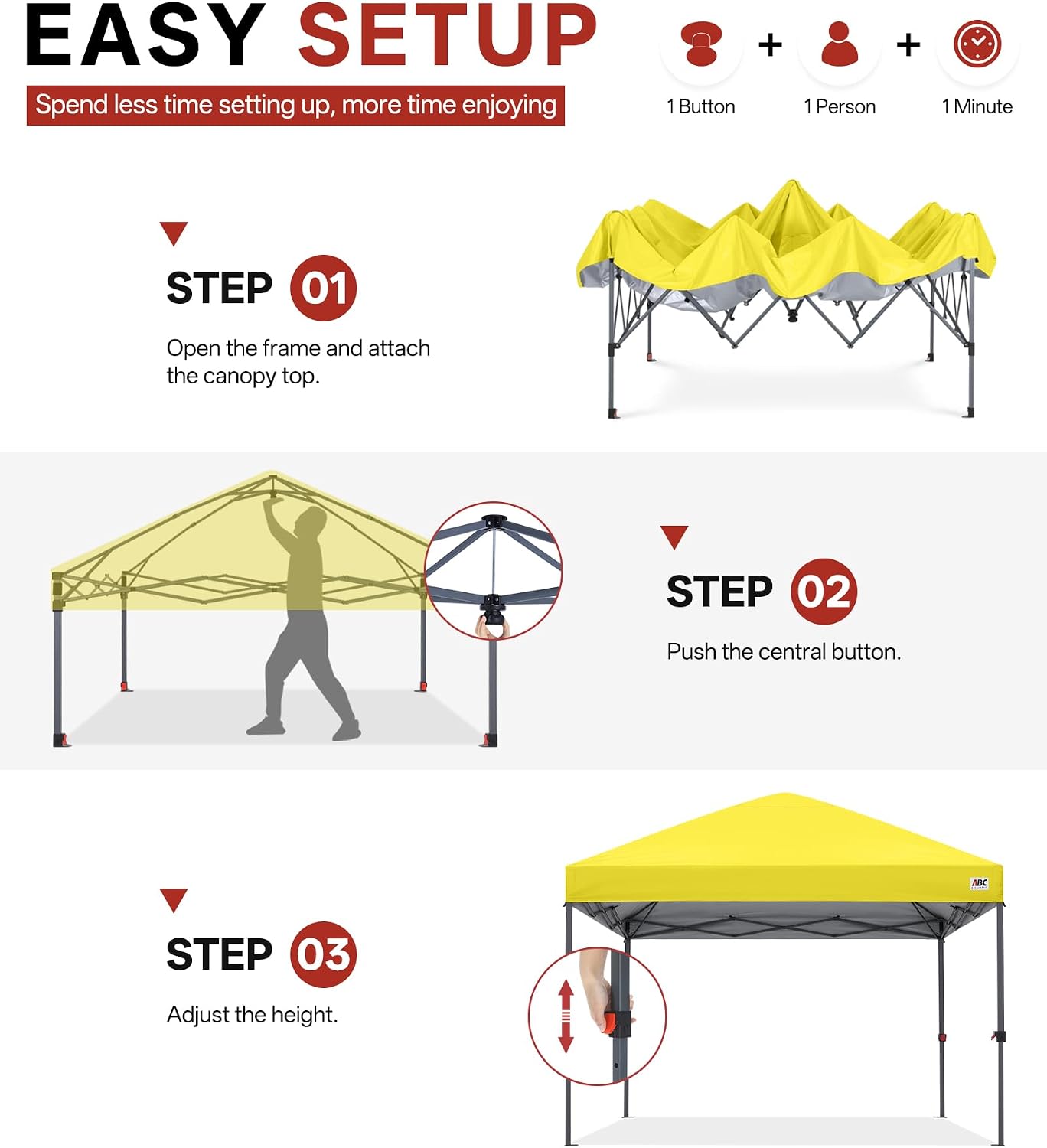 Low Crest™ Outdoor Pop Up Canopy Tent