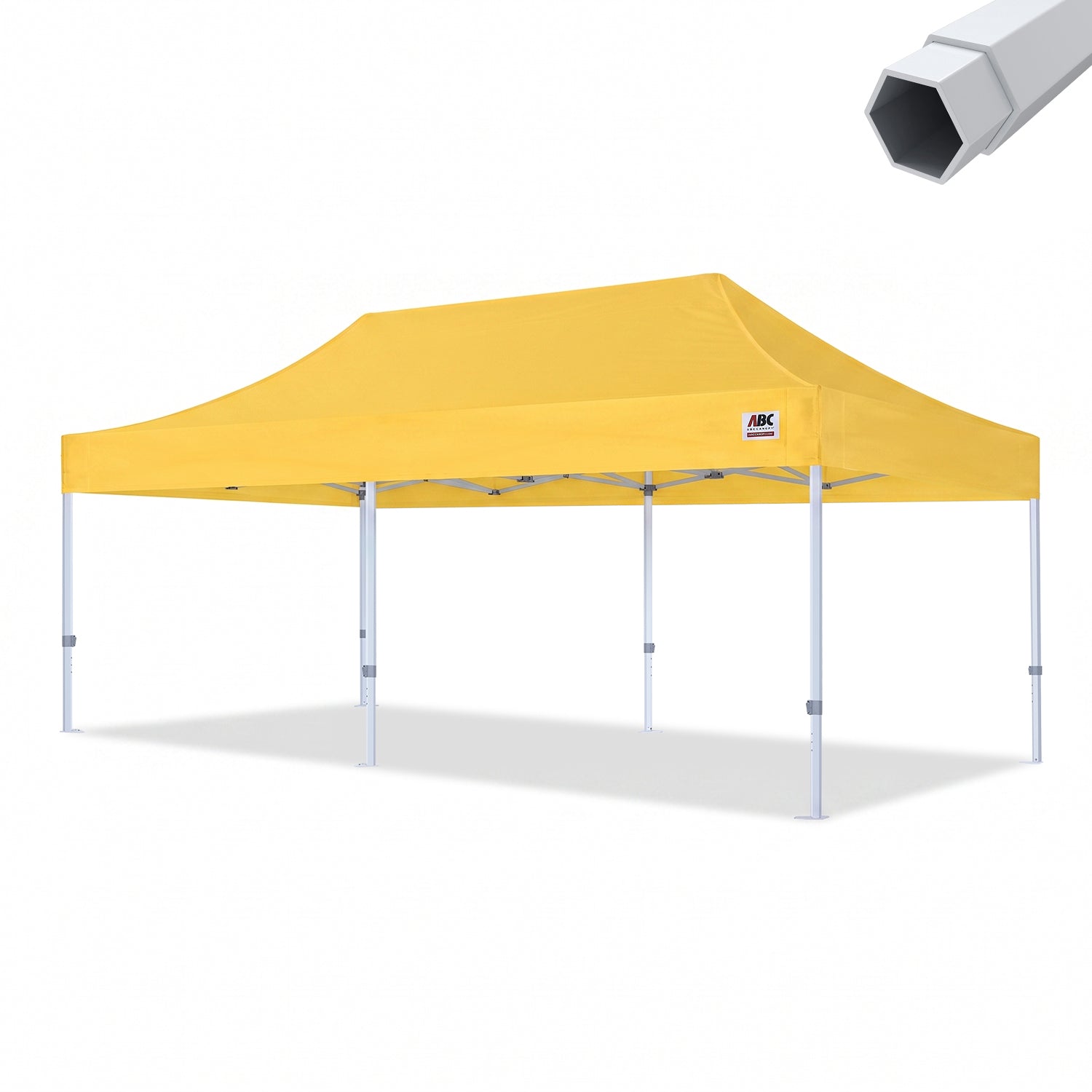 ABCCANOPY S1 Nova Base™-Frame Pro Hexagonal Pop Up Canopy Tent 10x10/10x15/10x20