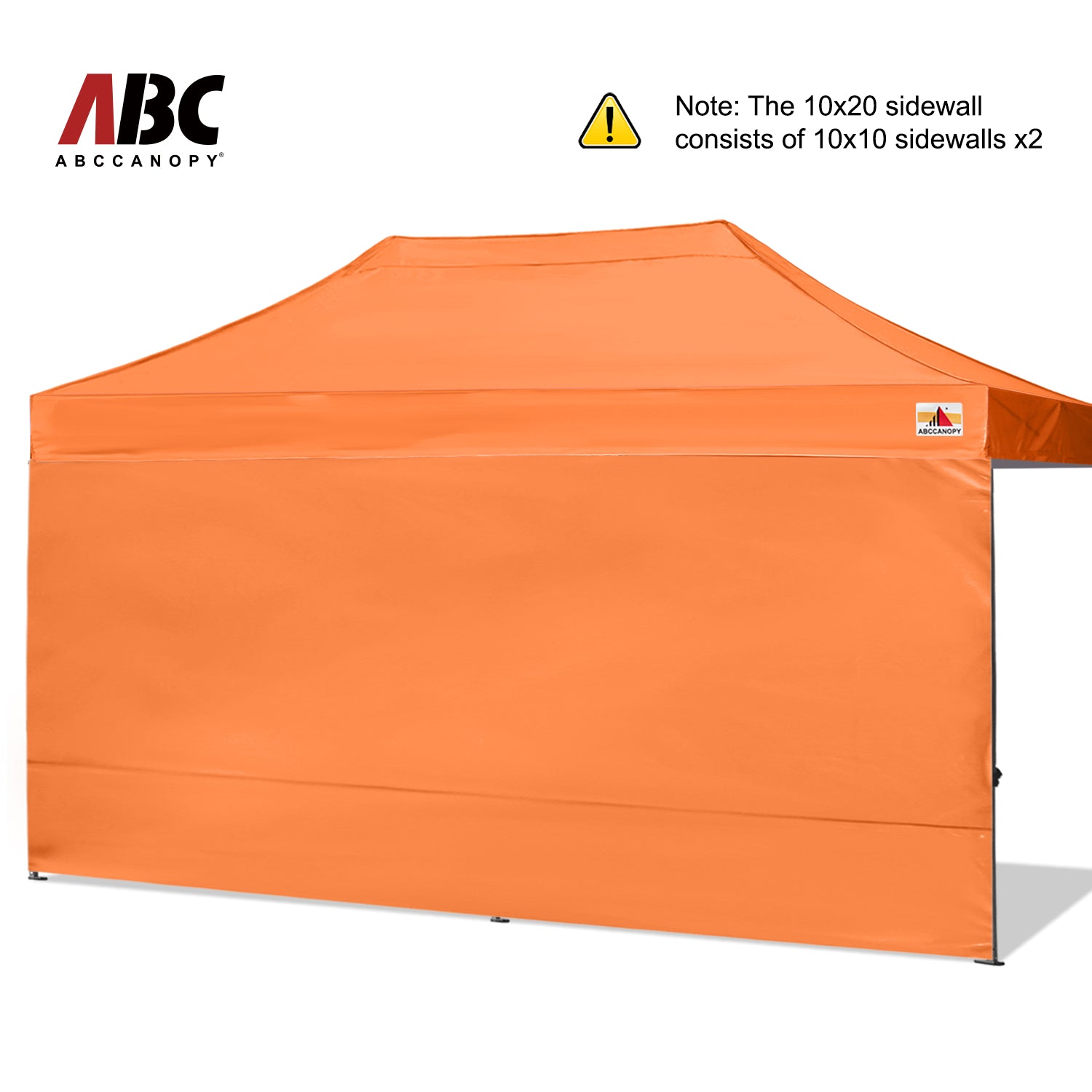 ABCCANOPY Horizontal Velcro Sidewall for 10x10/10x15/10x20 Canopy (Overseas)