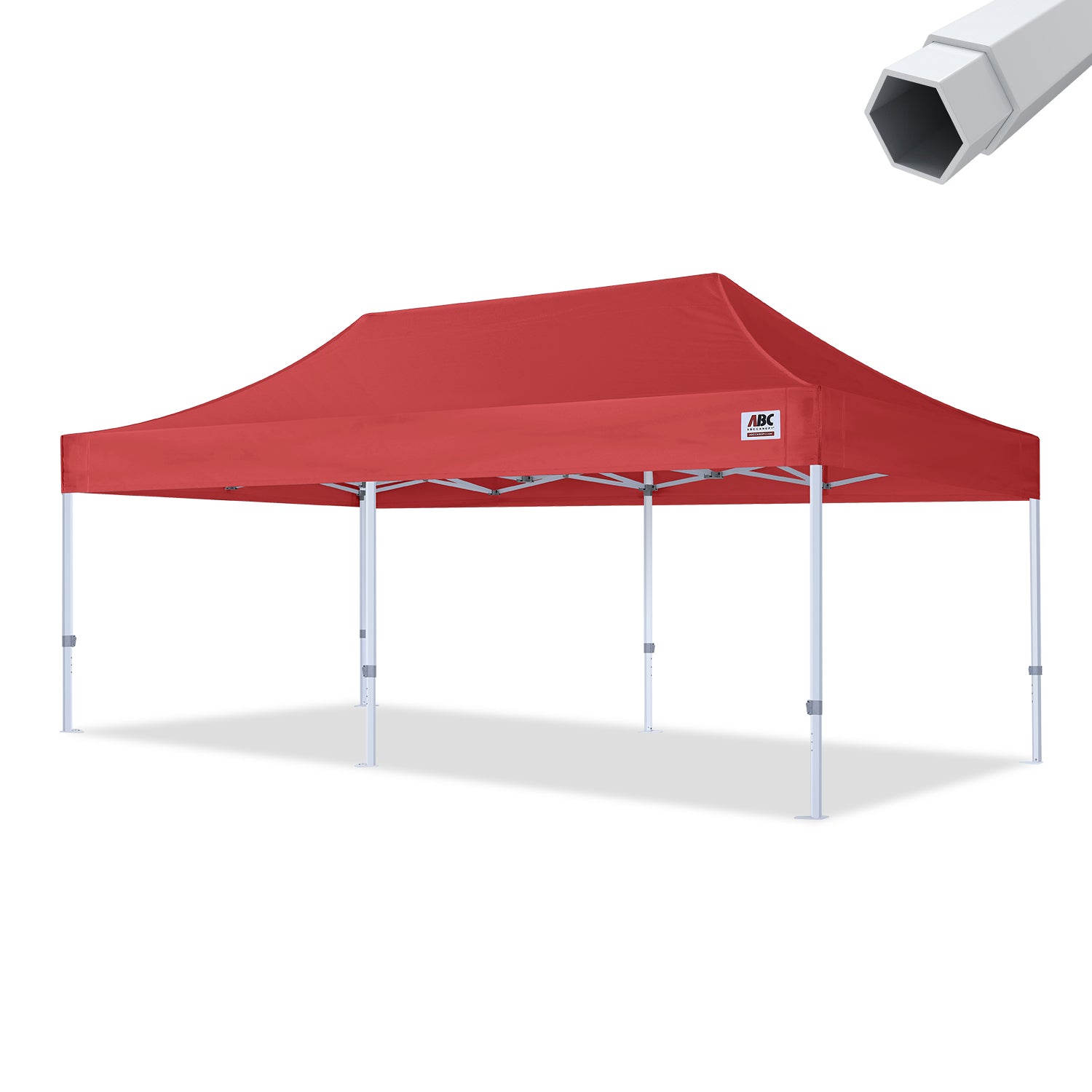 ABCCANOPY S1 Nova Base™-Frame Pro Hexagonal Pop Up Canopy Tent 10x10/10x15/10x20