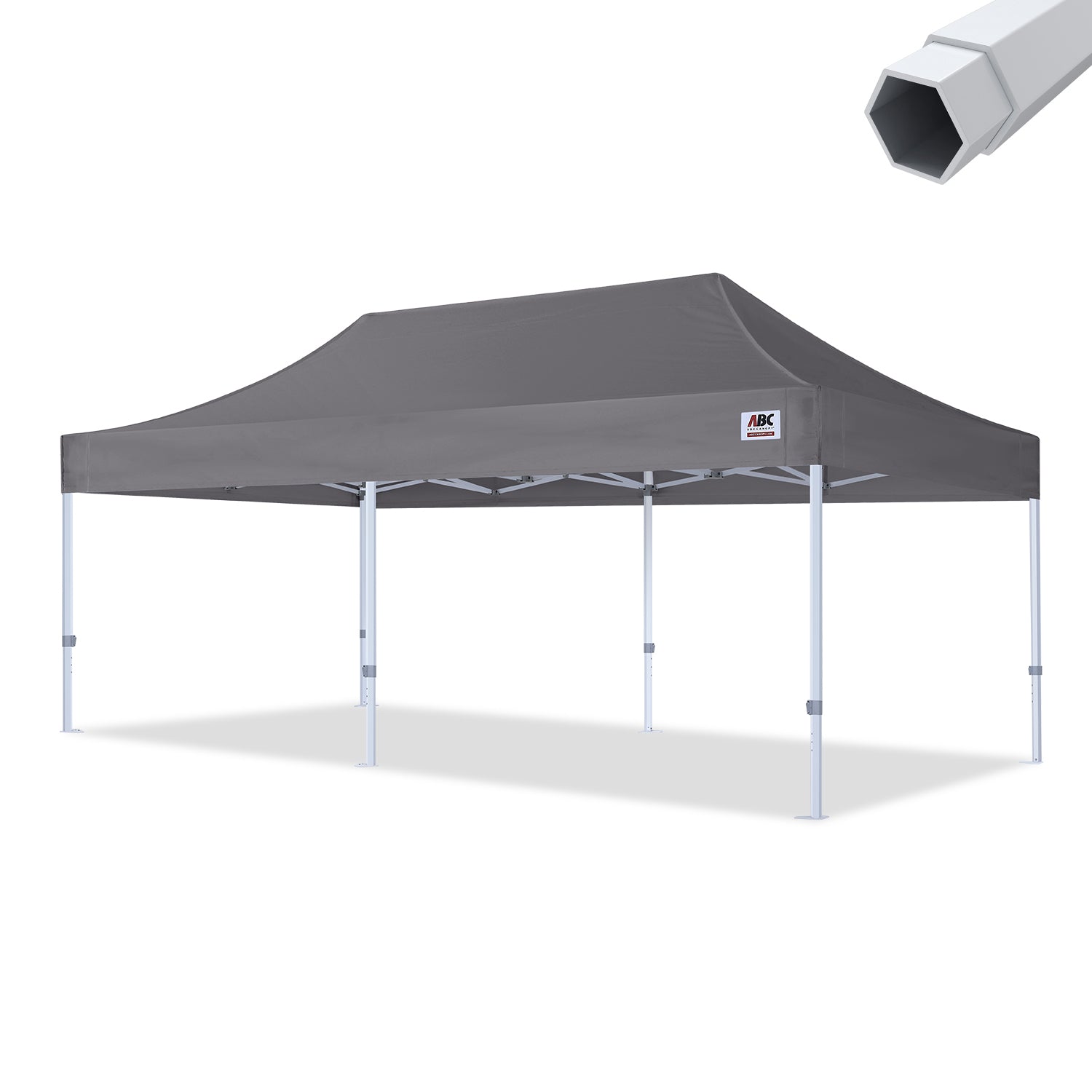 ABCCANOPY S1 Nova Base™-Frame Pro Hexagonal Pop Up Canopy Tent 10x10/10x15/10x20