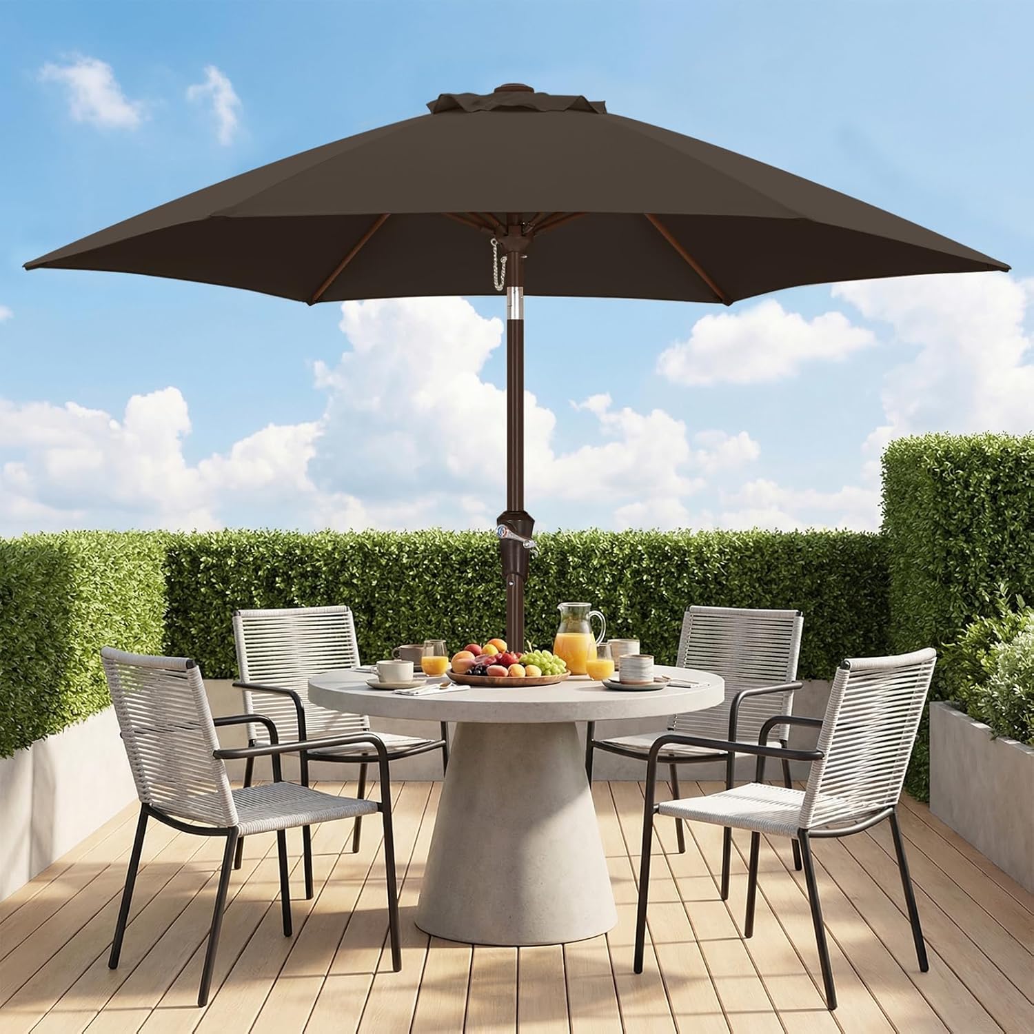 abccanopy patio umbrellas cantilever umbrella Double Top Round Umbrella background beach ABCCANOPY Cantilever Patio Umbrellas 10FT