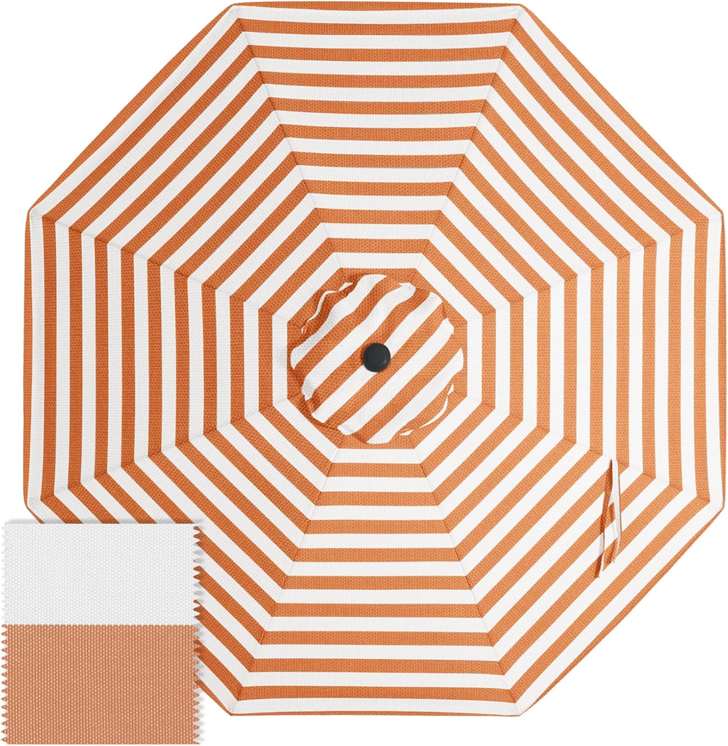 ABCCANOPY 9FT Patio Umbrella Replacement Canopy Only OLEFIN 5-Year Non Fading