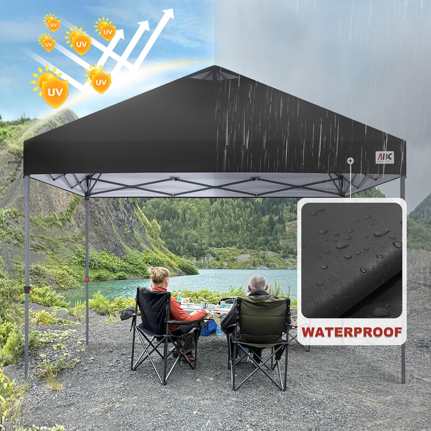 ABCCANOPY 10x10 Replacement Canopy Top Cover with Air Vent