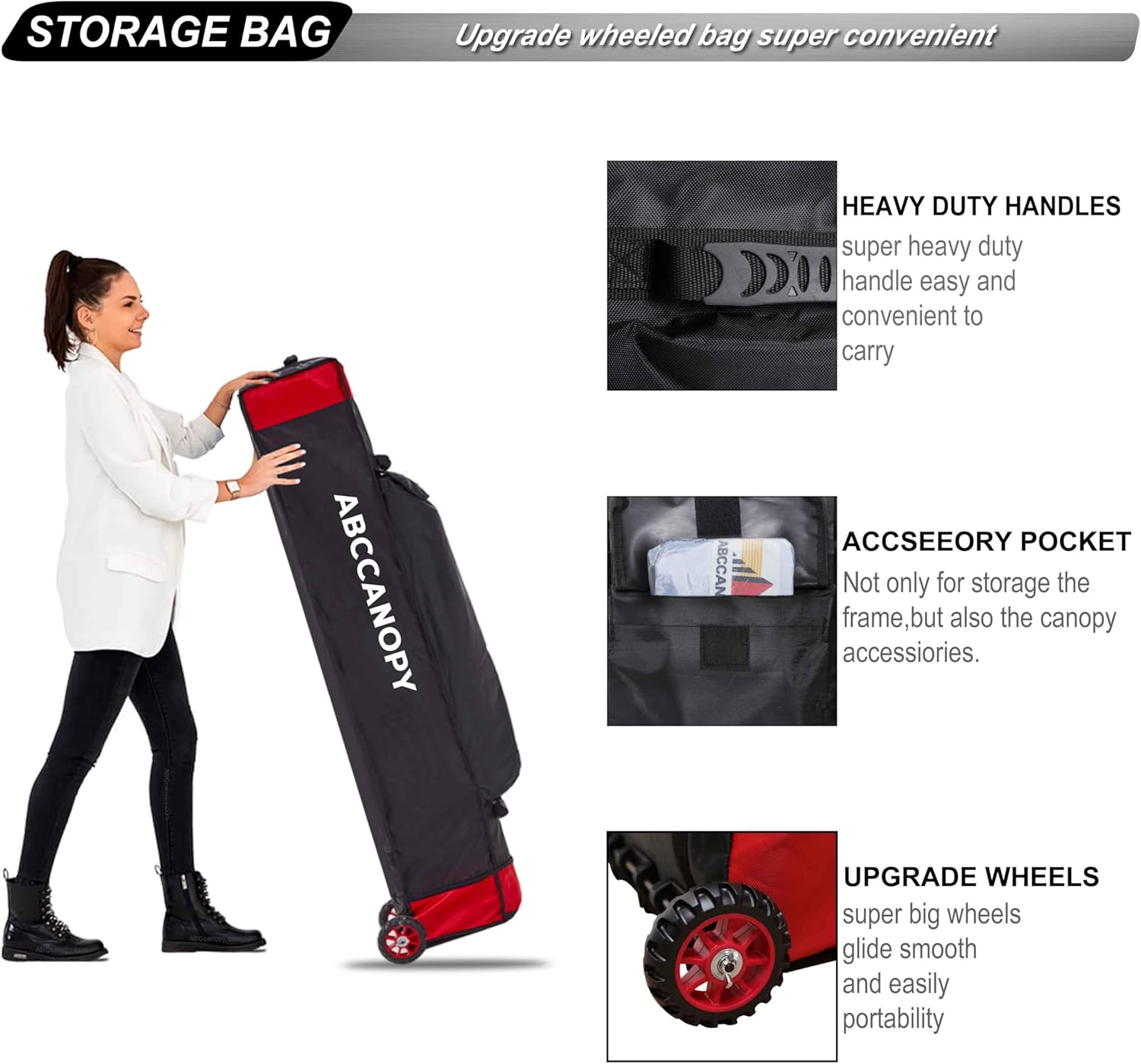 ABCCANOPY Canopy Universal Roller Bag (US Stock & Ships Overseas)