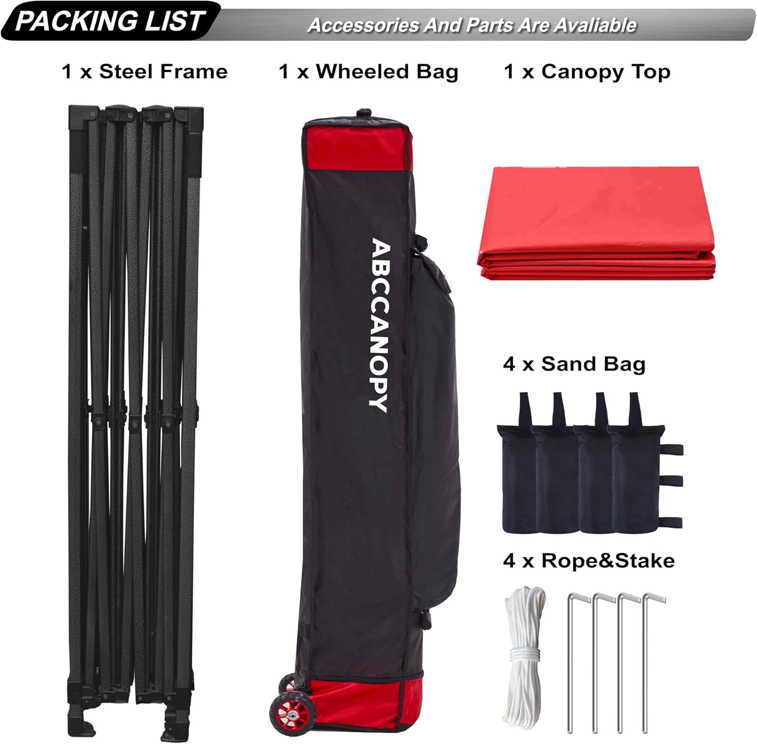 S1 Nova Base® - Lite Commercial Pop Up Canopy Tent 8x8/8x12/8x16