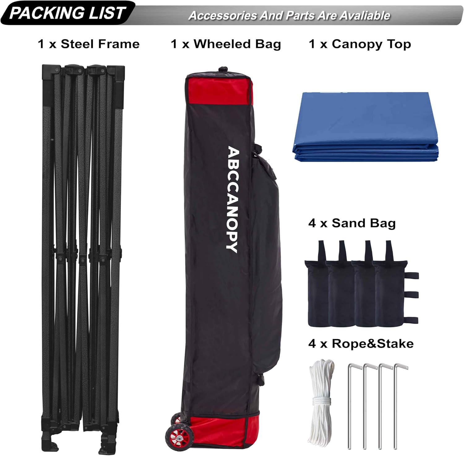 S1 Nova Base® - Lite Commercial Pop Up Canopy Tent 8x8/8x12/8x16