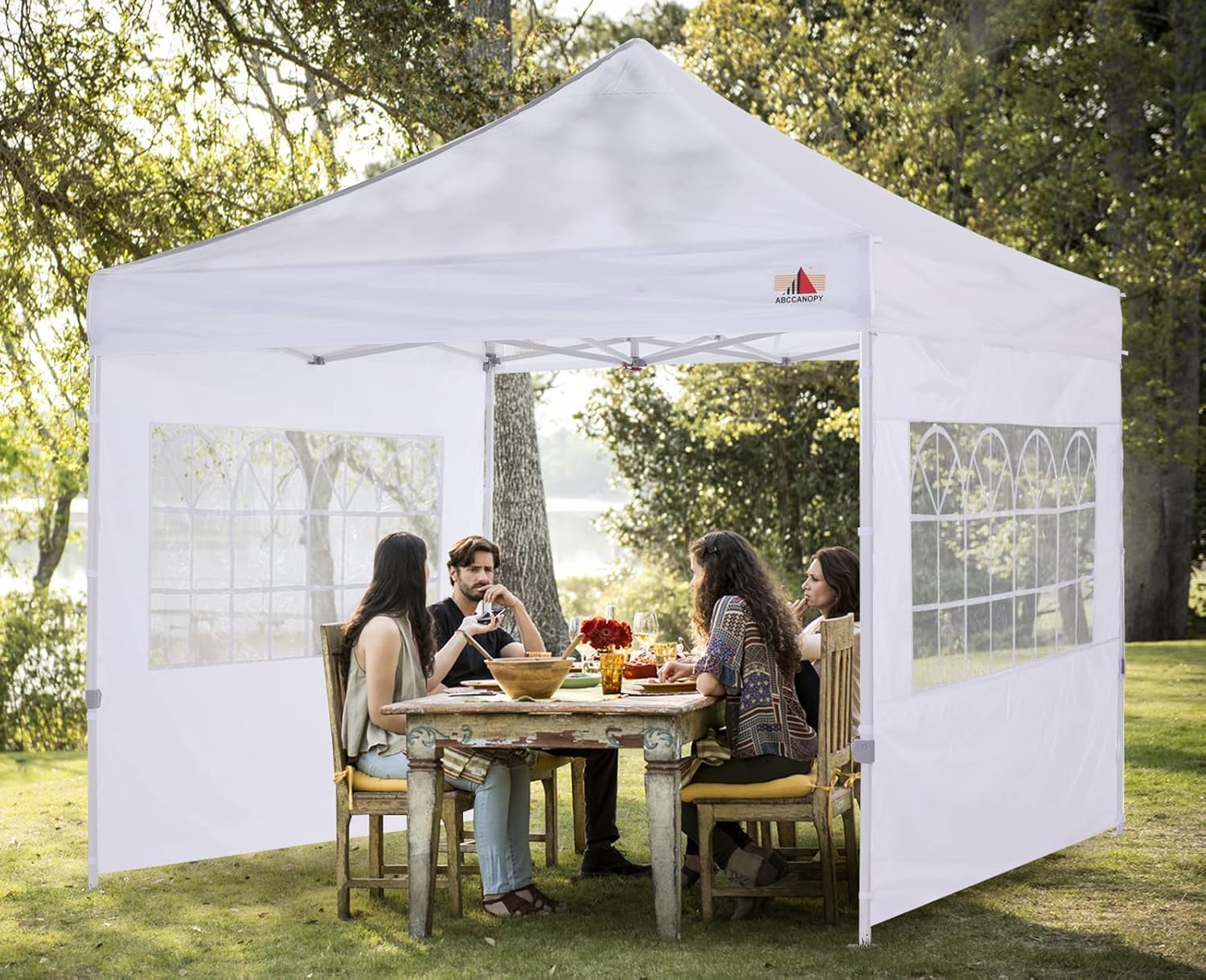 tent sidewalls ABCCANOY 2 Packs of 10X10 Canopy Sidewalls