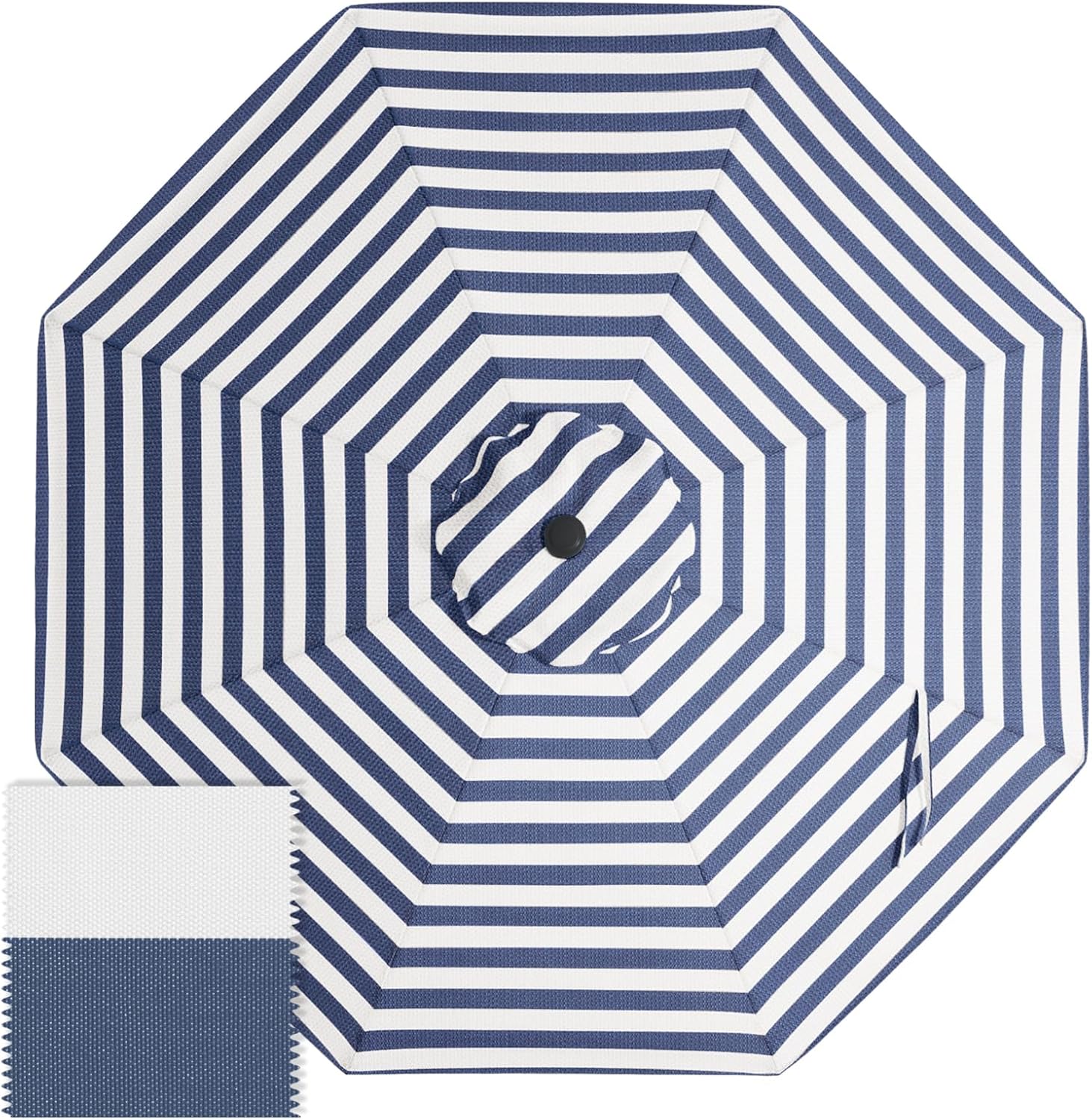 ABCCANOPY 9FT Patio Umbrella Replacement Canopy Only OLIFEN 5-Year Non Fading