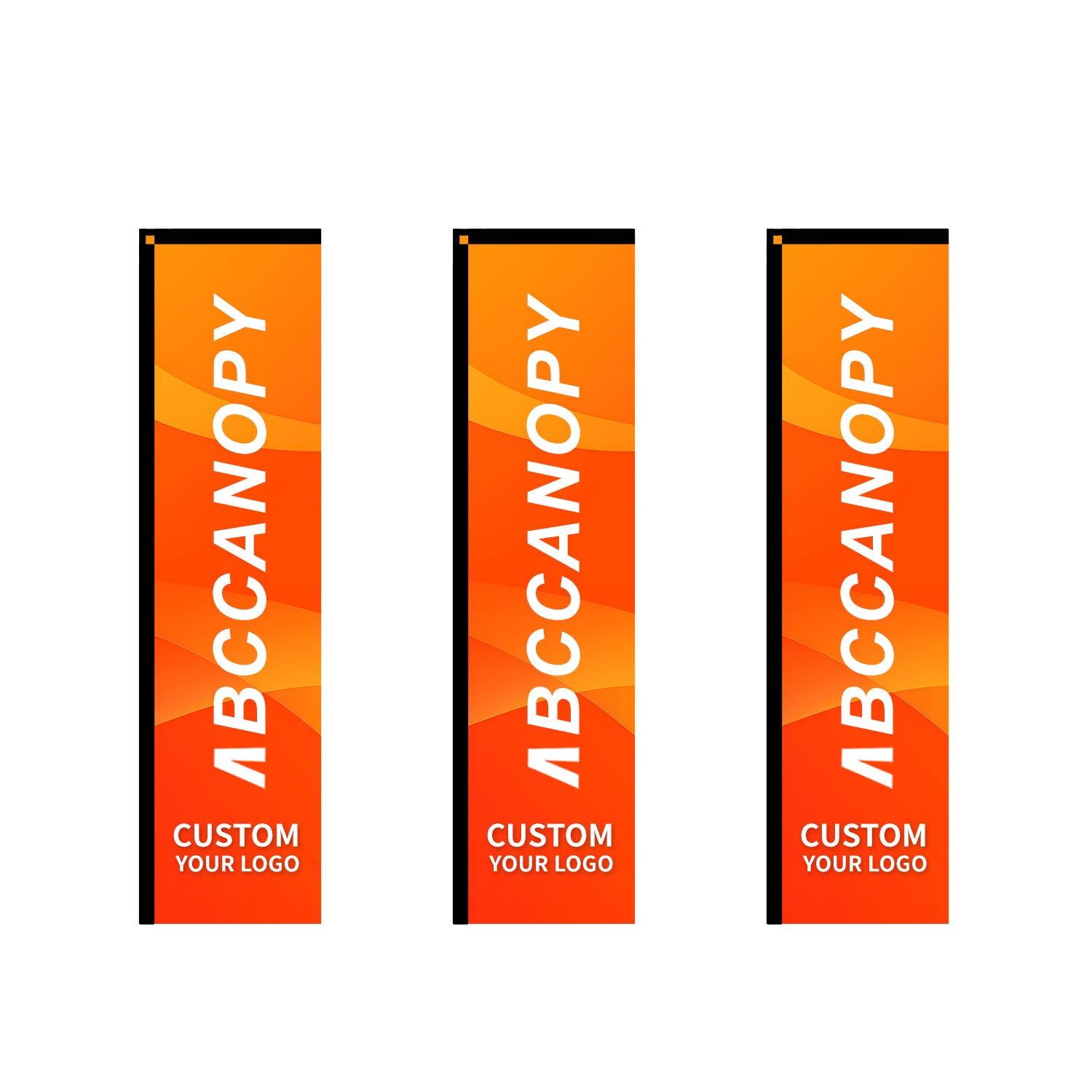 ABCCANOPY Custom Feather Blade Flag Advertising 8FT/10FT/12FT (Flag Only)