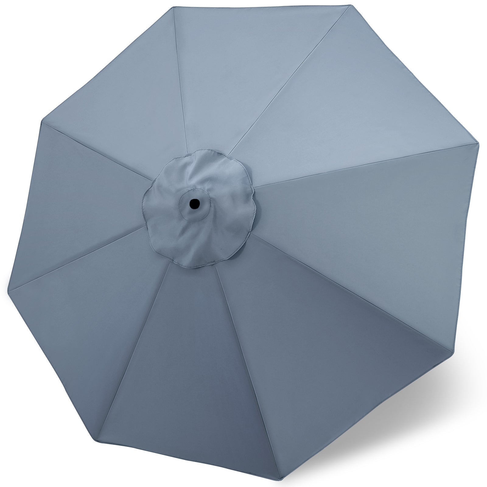 ABCCANOPY 9ft Outdoor Umbrella Replacement Top Suit 8 Ribs (Gray) ABCCANOPY 9ft Outdoor Umbrella Replacement Top Suit 8 Ribs (Gray)