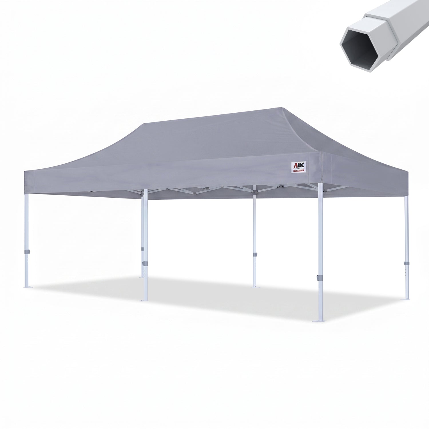 ABCCANOPY S1 Nova Base™-Frame Pro Hexagonal Pop Up Canopy Tent 10x10/10x15/10x20