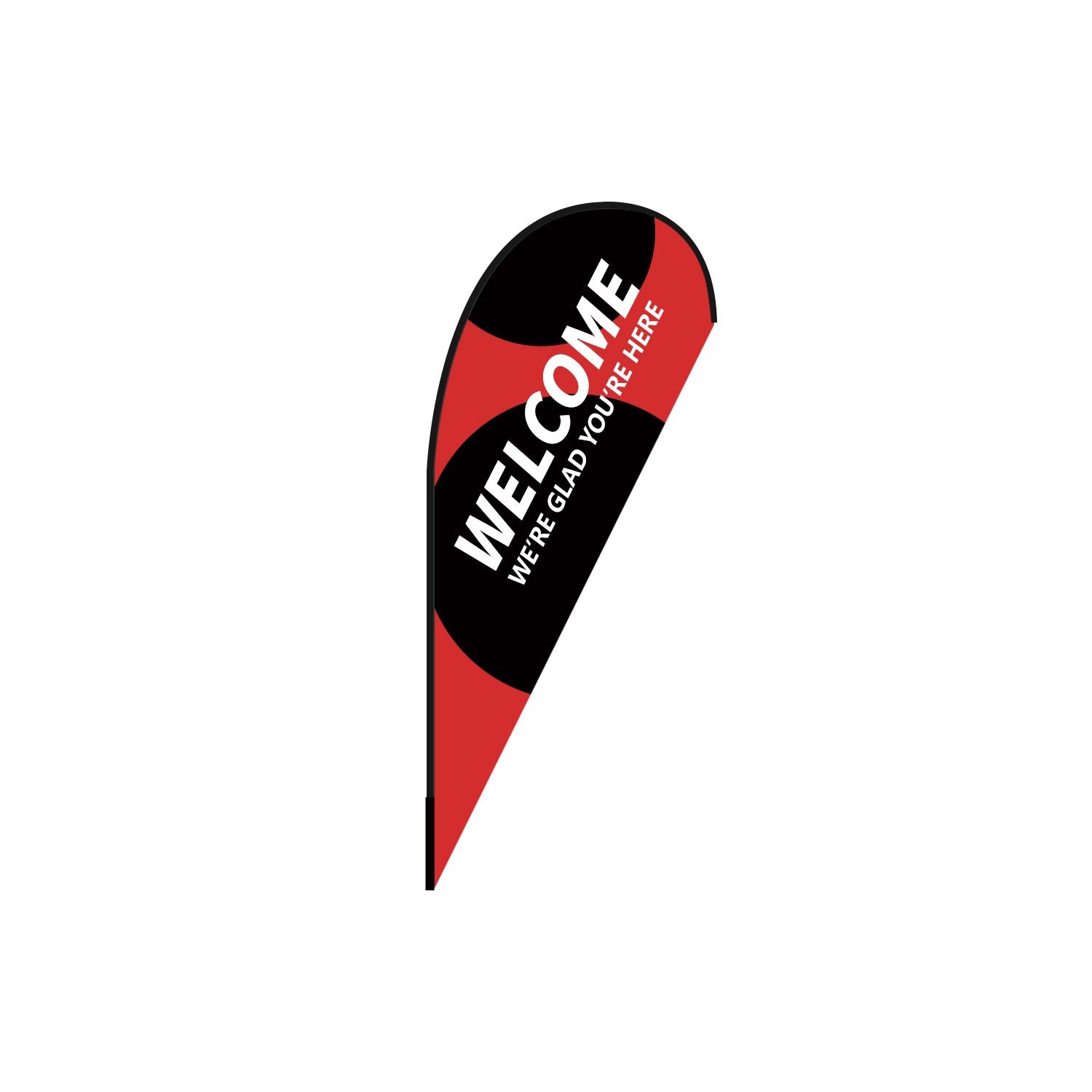 ABCCANOPY Custom Feather Blade Flag Advertising 8FT/10FT/12FT (Flag Only)