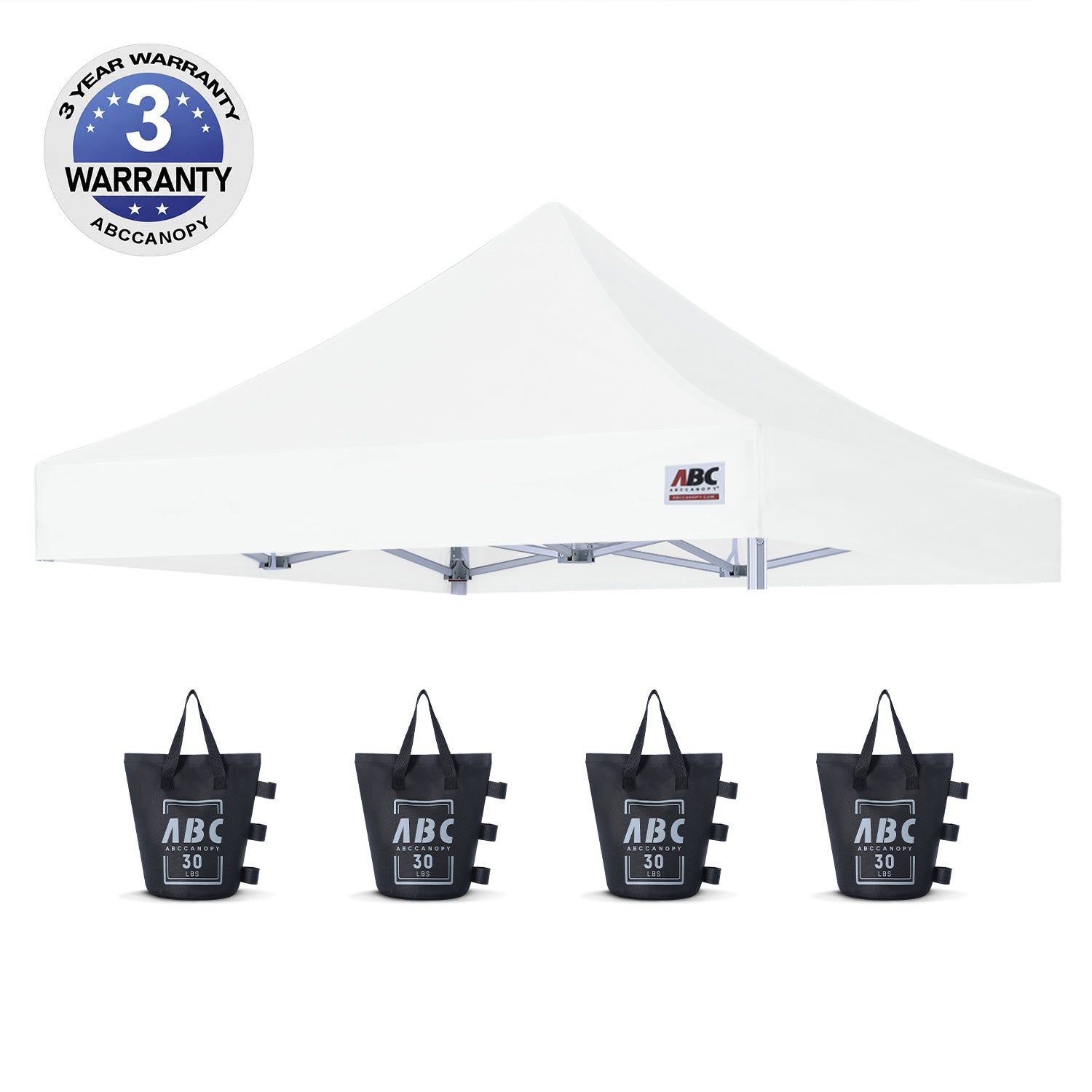 ABCCANOPY Vinyl Canopy Top 10x10, 10x15, 10x20