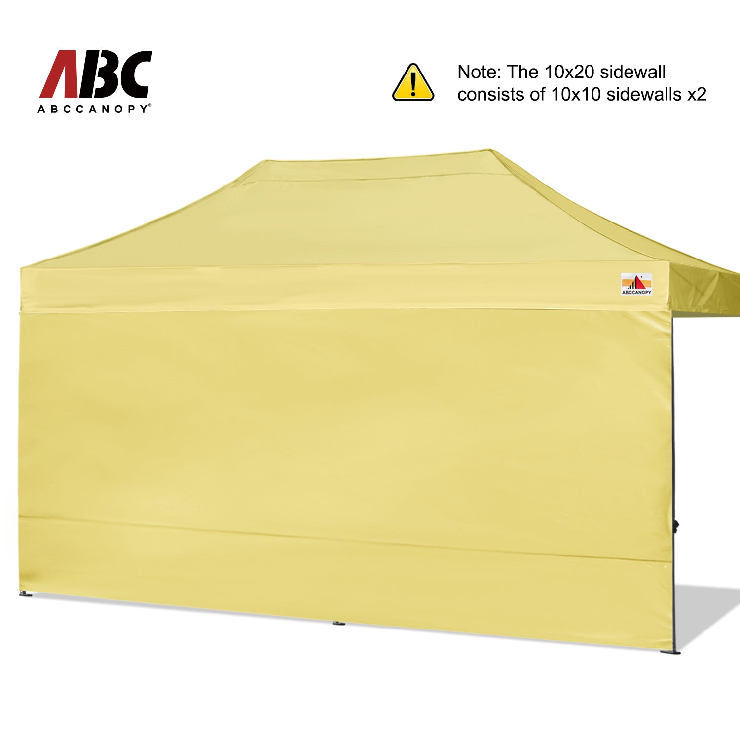 ABCCANOPY Horizontal Velcro Sidewall for 10x10/10x15/10x20 Canopy (Overseas)