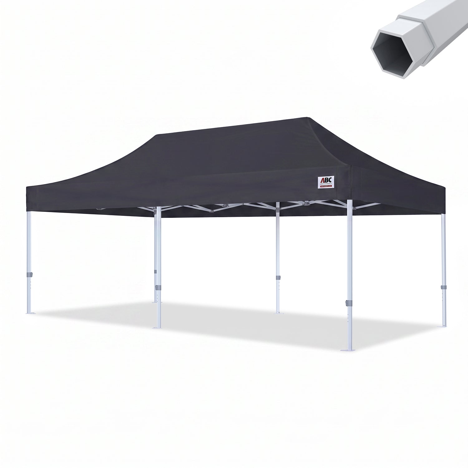 ABCCANOPY S1 Nova Base™-Frame Pro Hexagonal Pop Up Canopy Tent 10x10/10x15/10x20