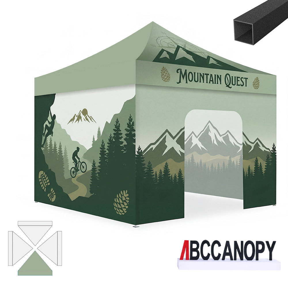 ABCCANOPY Custom Canopy Tent Pop Up Shelter (S1 Nova Base™-Lite) - 10x10, 10x15, 10x20