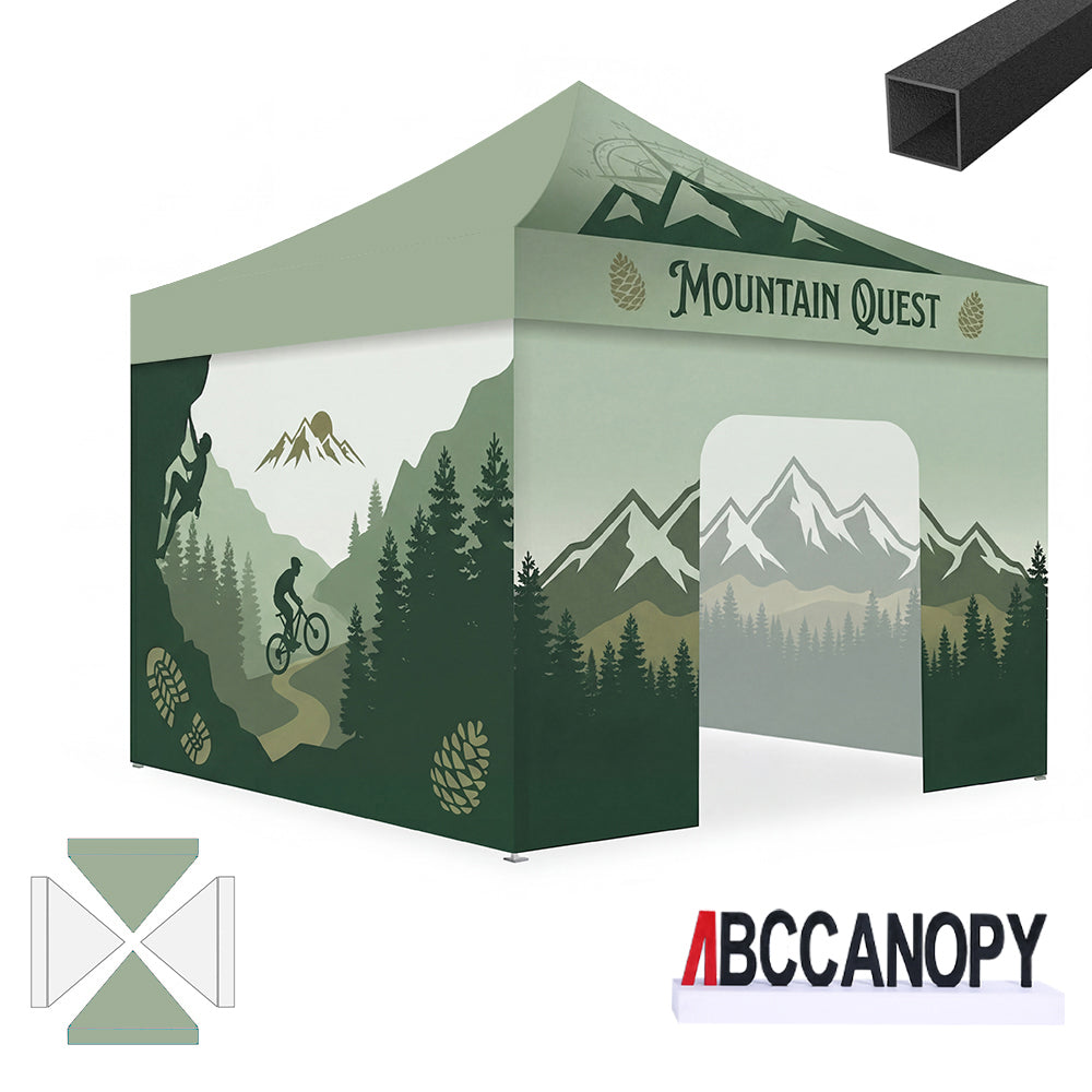 ABCCANOPY Custom Canopy Tent Pop Up Shelter (S1 Nova Base™-Lite) - 10x10, 10x15, 10x20