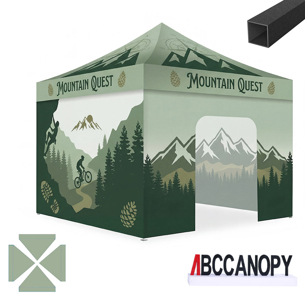 ABCCANOPY Custom Canopy Tent Pop Up Shelter (S1 Nova Base™-Lite) - 10x10, 10x15, 10x20