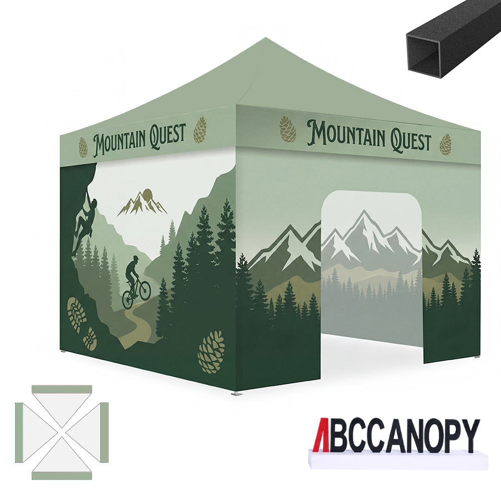 ABCCANOPY Custom Canopy Tent Pop Up Shelter (S1 Nova Base™-Lite) - 10x10, 10x15, 10x20