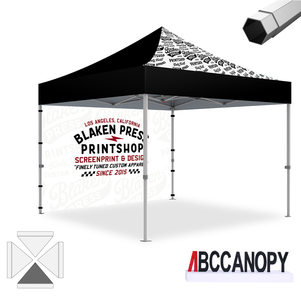 ABCCANOPY Custom Canopy Tent Heavy Duty Pop Up Shelter (S1 Nova Base™-Frame) - 8x8, 10x10, 10x15, 10x20