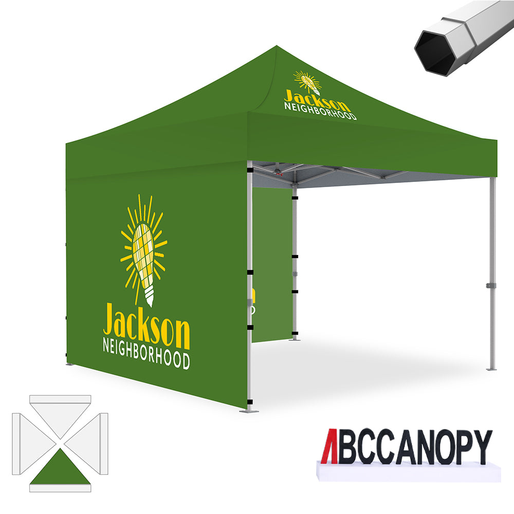 ABCCANOPY Custom Canopy Tent Heavy Duty Pop Up Shelter (S1 Nova Base™-Frame) - 8x8, 10x10, 10x15, 10x20