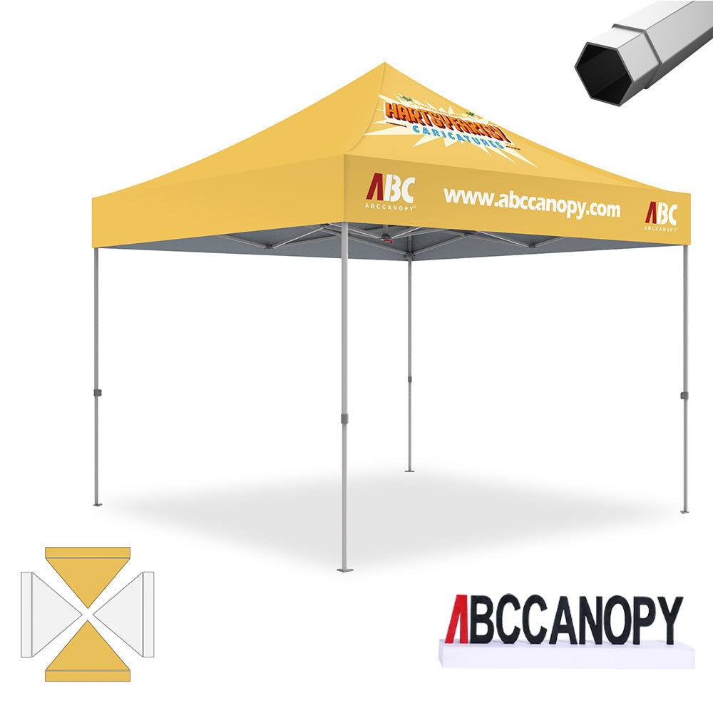 ABCCANOPY Custom Canopy Tent Heavy Duty Pop Up Shelter (S1 Nova Base™-Frame) - 8x8, 10x10, 10x15, 10x20