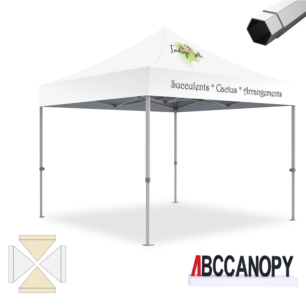 ABCCANOPY Custom Canopy Tent Heavy Duty Pop Up Shelter (S1 Nova Base™-Frame) - 8x8, 10x10, 10x15, 10x20