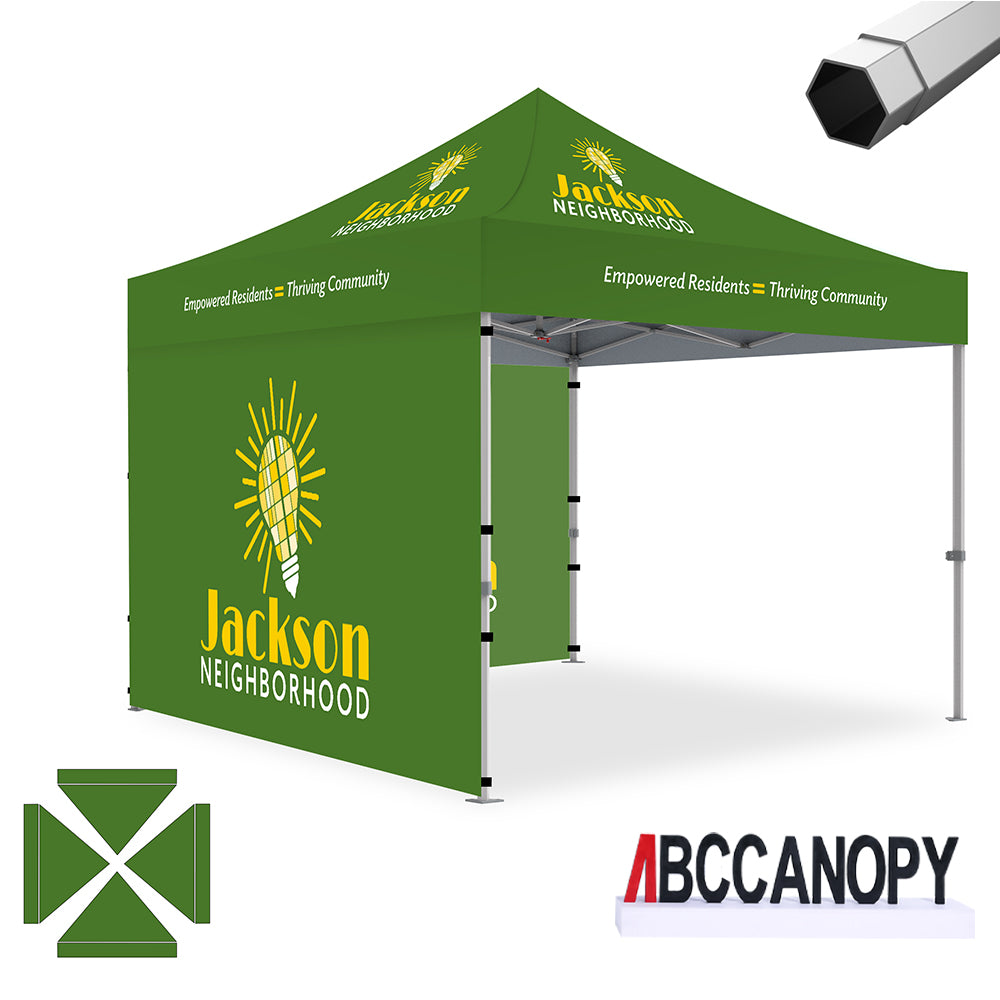 ABCCANOPY Custom Canopy Tent Heavy Duty Pop Up Shelter (S1 Nova Base™-Frame) - 8x8, 10x10, 10x15, 10x20