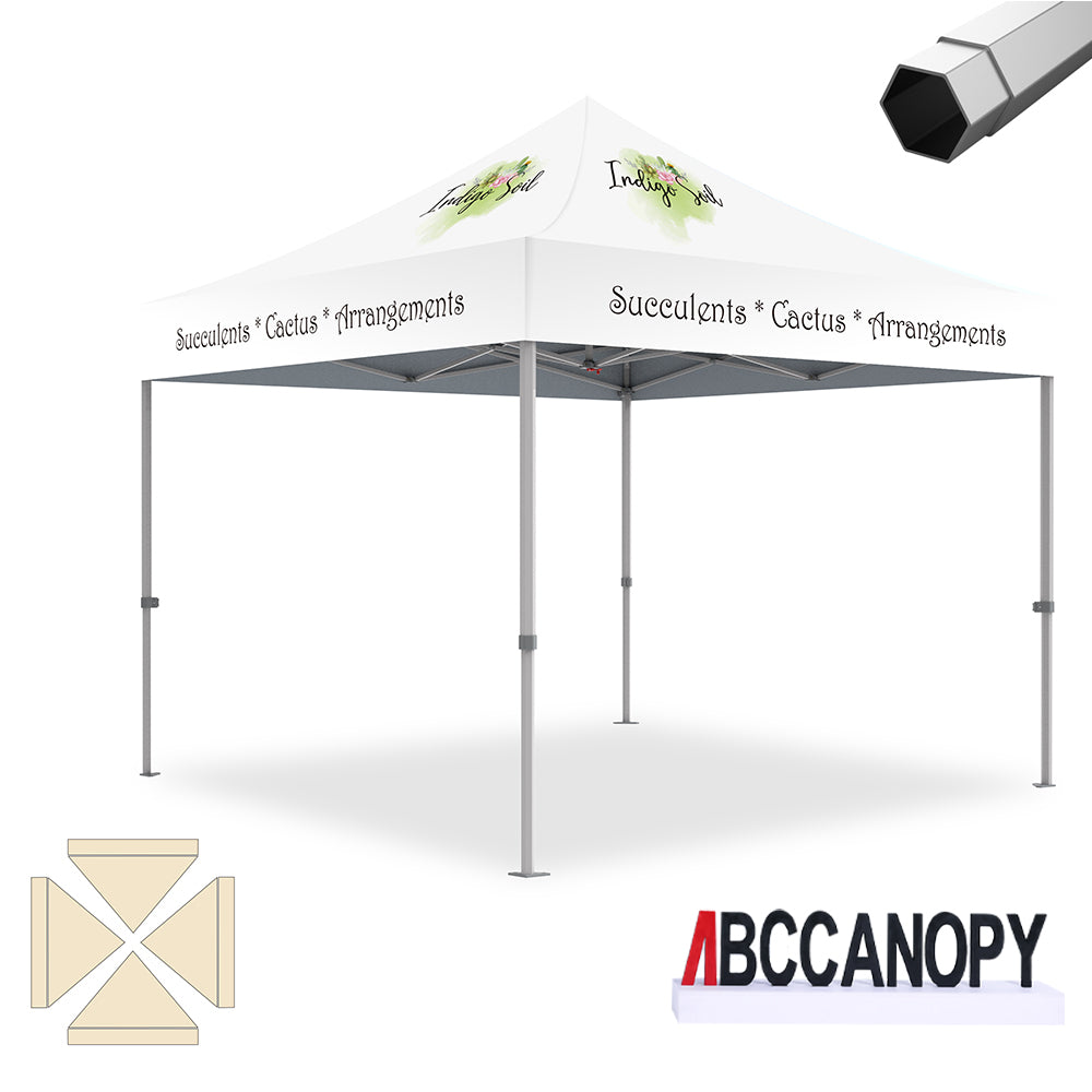 ABCCANOPY Custom Canopy Tent Heavy Duty Pop Up Shelter (S1 Nova Base™-Frame) - 8x8, 10x10, 10x15, 10x20
