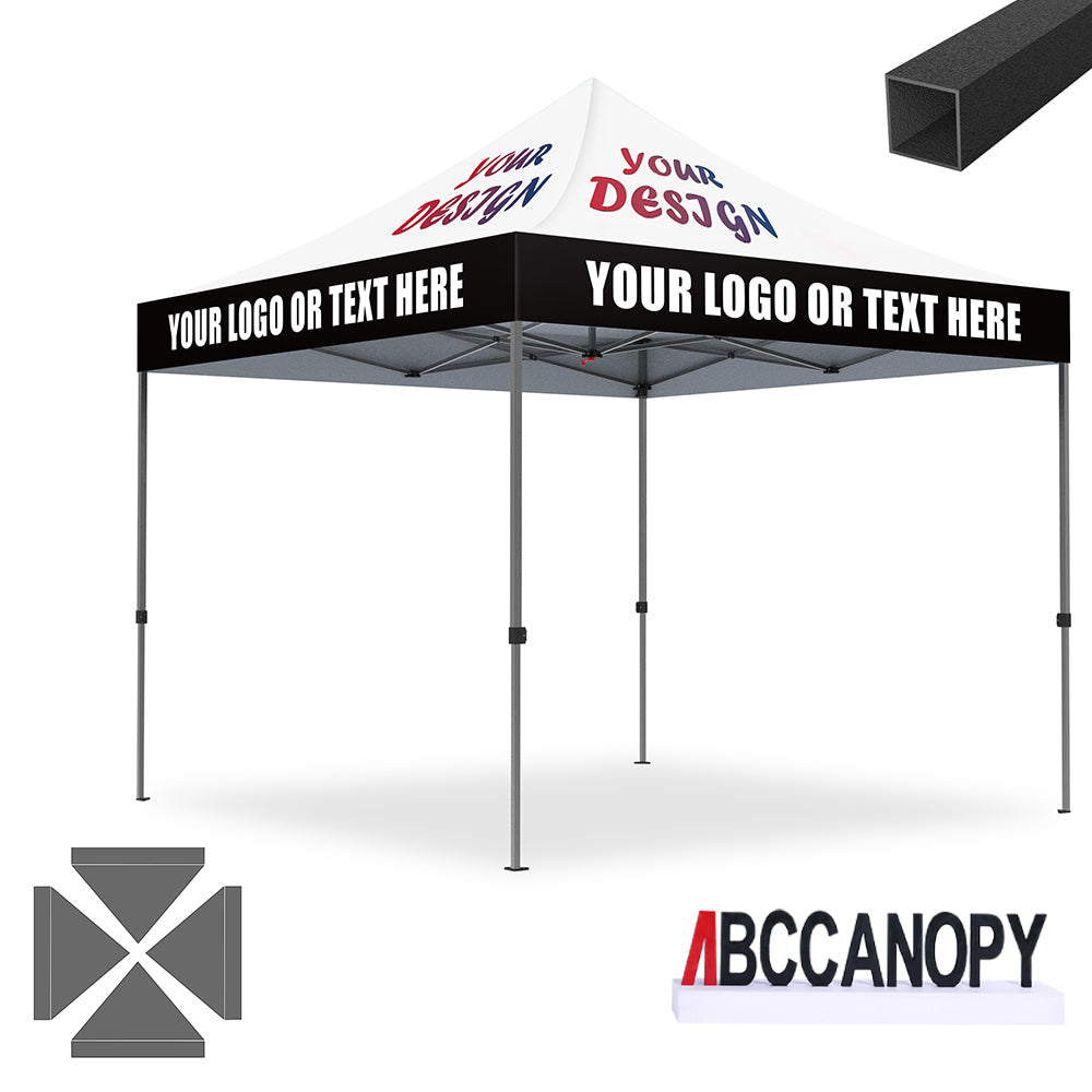 ABCCANOPY Custom Canopy Tent Pop Up Shelter (S1 Nova Base™-Lite) - 10x10, 10x15, 10x20