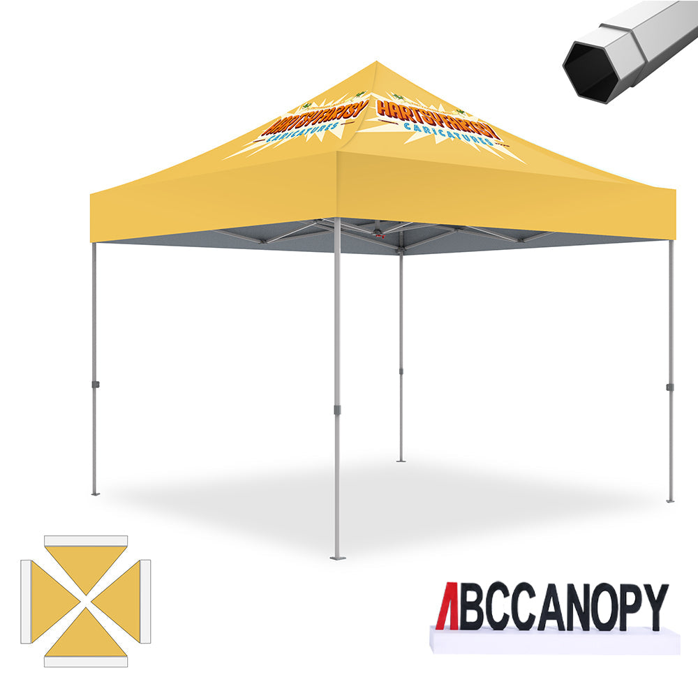 ABCCANOPY Custom Canopy Tent Heavy Duty Pop Up Shelter (S1 Nova Base™-Frame) - 8x8, 10x10, 10x15, 10x20