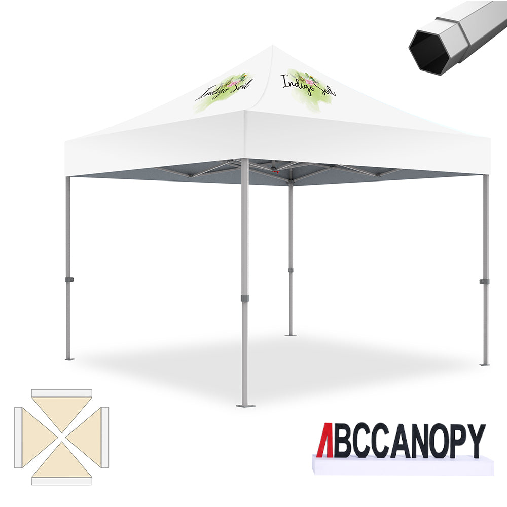 ABCCANOPY Custom Canopy Tent Heavy Duty Pop Up Shelter (S1 Nova Base™-Frame) - 8x8, 10x10, 10x15, 10x20