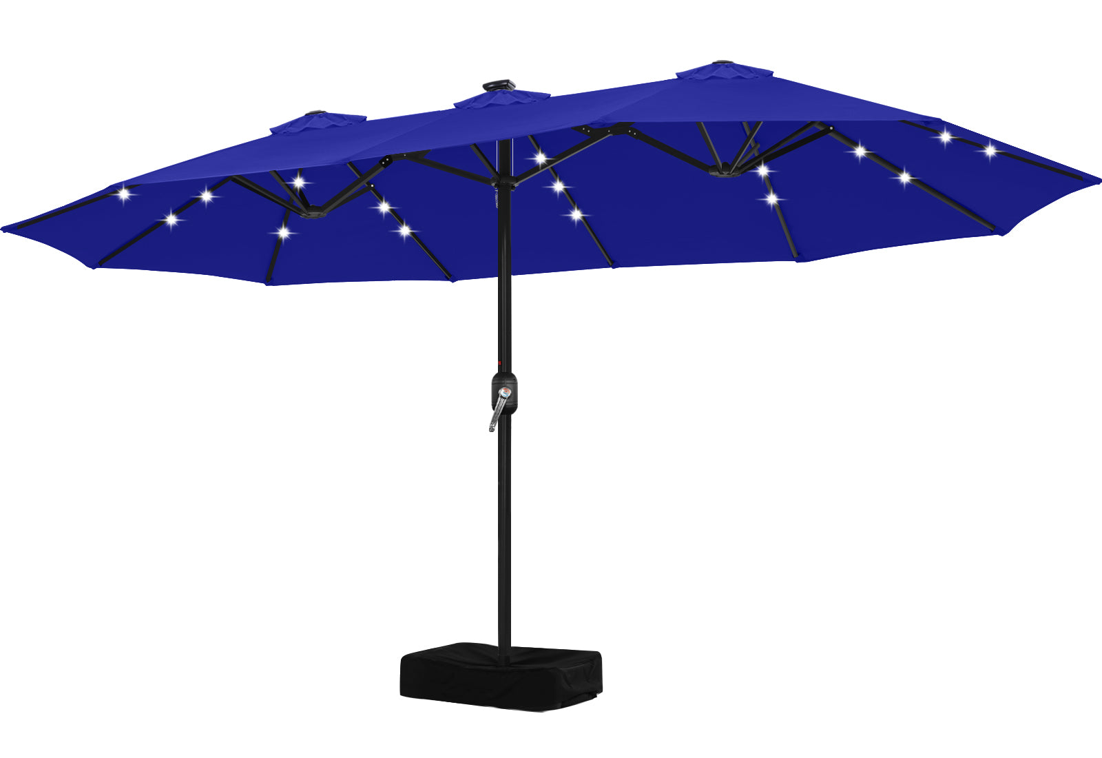 ABCCANOPY 15FT Double Sided Pool Umbrella with Base, Outdoor Porch Umbrella for Poolside, Lawn, Backyard (Green) ABCCANOPY 15FT Double Sided Pool Umbrella with Base, Outdoor Porch Umbrella for Poolside, Lawn, Backyard (Green)