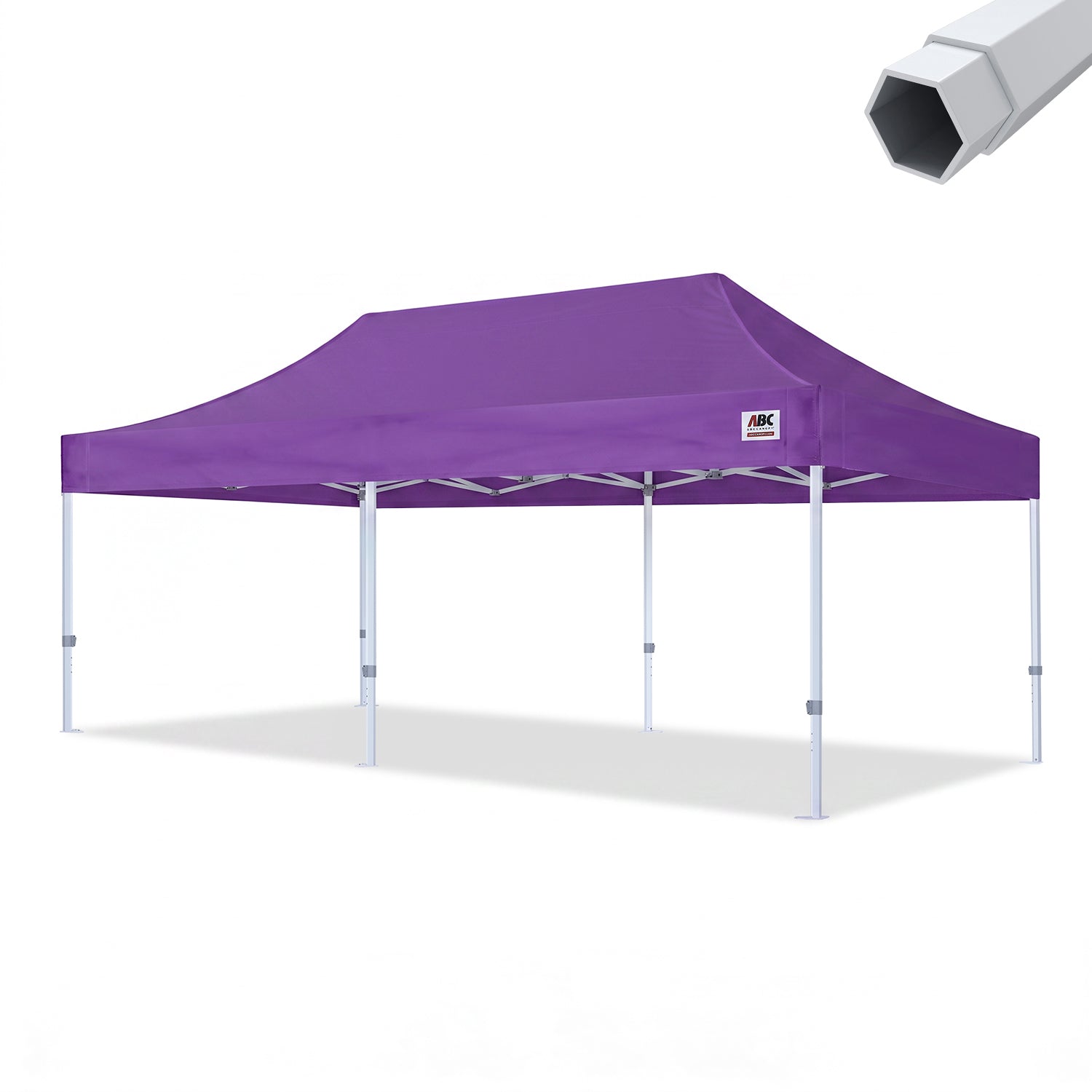 ABCCANOPY S1 Nova Base™-Frame Pro Hexagonal Pop Up Canopy Tent 10x10/10x15/10x20