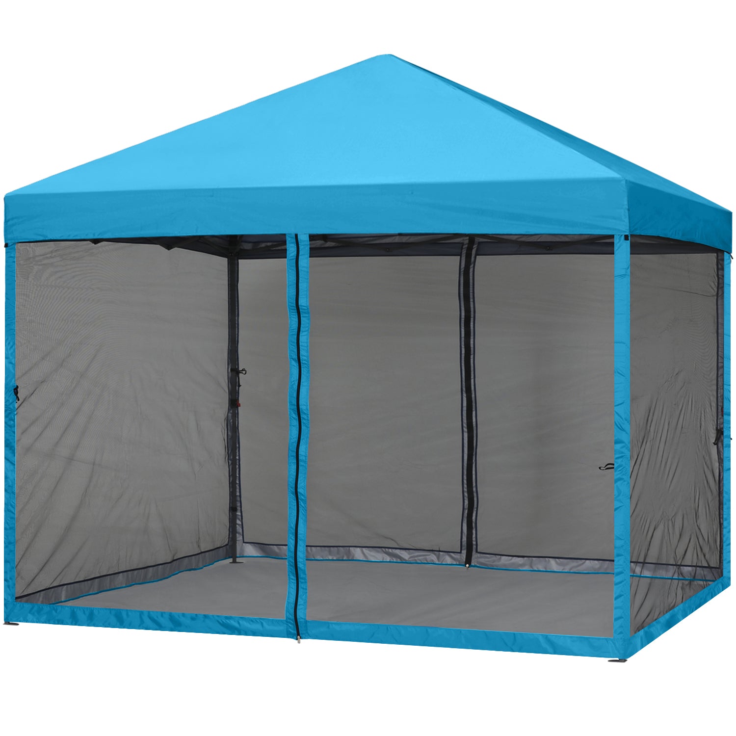 pop up bug tent ABCCANOPY Outdoor Easy Pop Up Canopy Tent with Netting Wall - 8x8, 10x10