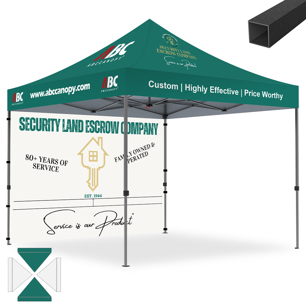 ABCCANOPY Custom Canopy Tent Brand Union (S1 Nova Base™) - 10x10, 10x15, 10x20
