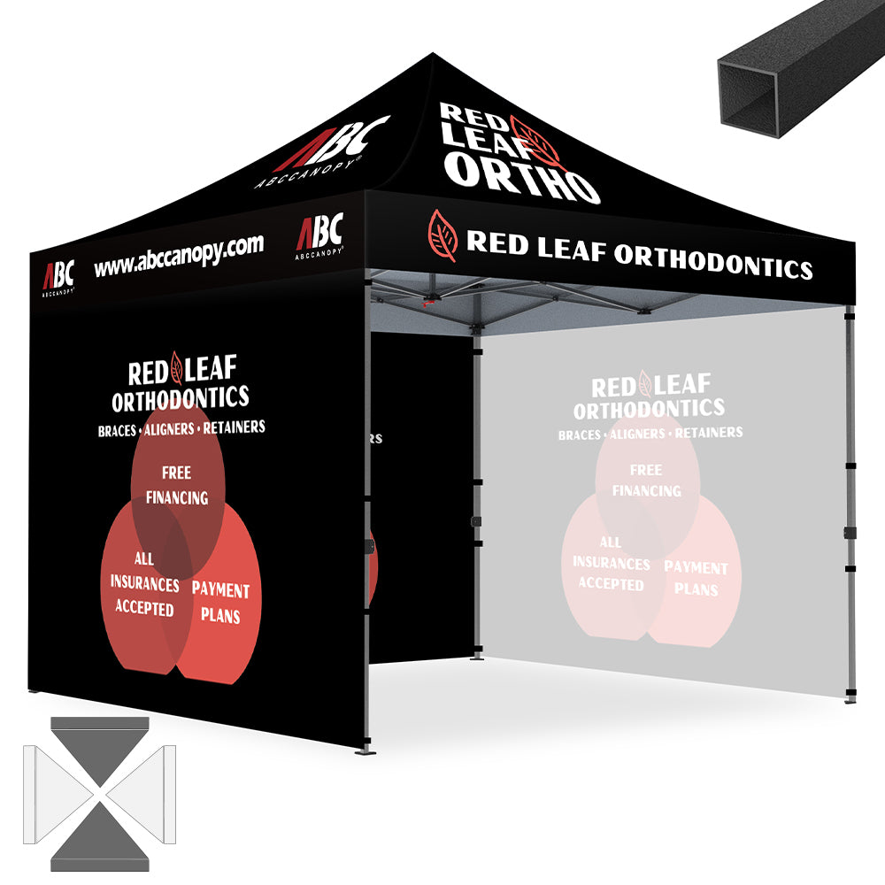 ABCCANOPY Custom Canopy Tent Brand Union (S1 Nova Base™) - 10x10, 10x15, 10x20